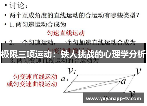 极限三项运动：铁人挑战的心理学分析